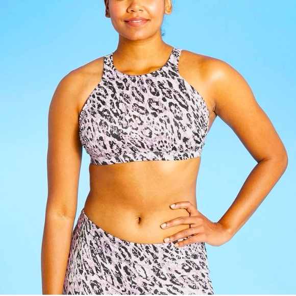 🐆 NWT! All in Motion Leopard Swim Set - Picture 3 of 4